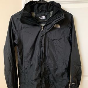 Black The NorthFace 2-in-1 Raincoat